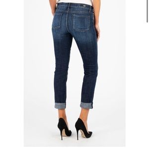 Kut From The Kloth Catherine Boyfriend Medium Blue Jeans Size 4
